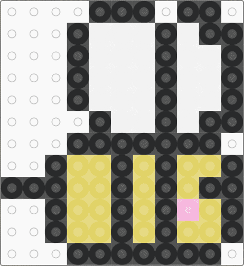Mini bee - bee, black, cute, mini, yellow