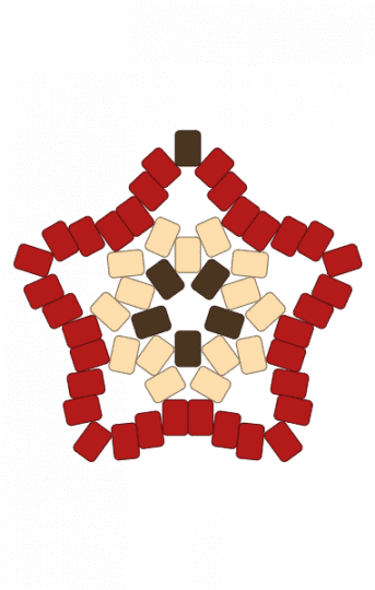 Apple Star! - apple, fruit, idkwhattoputhere, red, star