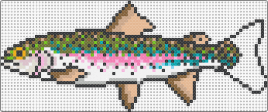 fish remix - gold,beige,teal,colorful