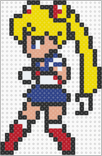 Sailor moon - black, yellow