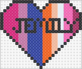 jemily3 - jemily,criminal minds,heart,love,tv show,relationship,colorful,pink,blue,orange