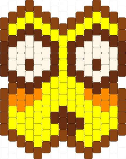 X dangle pt 1 - brown, red, yellow