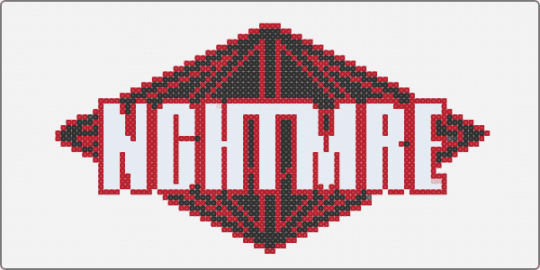nghtmre slander - white,red