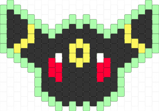 Umbreon - black, teal