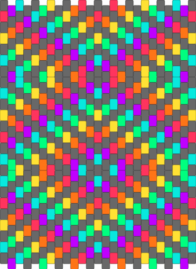 Trippy - colorful, geometric, gray, panel, rainbow, trippy