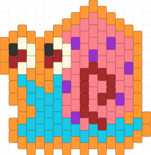 Gary - orange, red