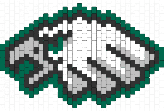 Philadelphia Eagles - beige, teal