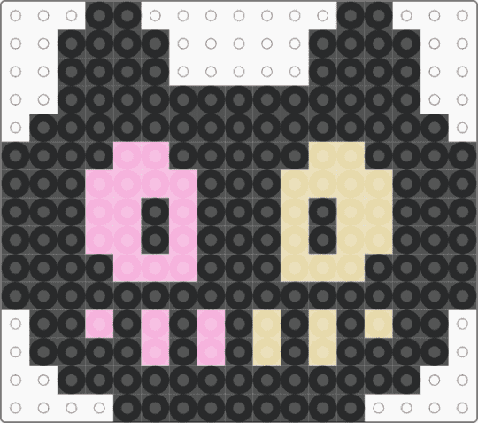 Cookie Cat face - beige, black, cartoon, cartoon network, cat, character, mascot, pink, steven universe, su