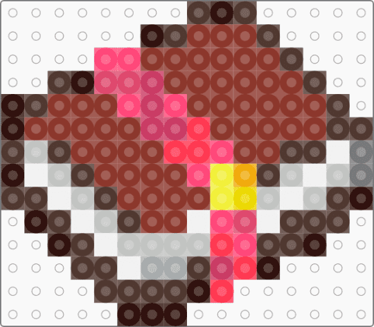 minecraft book - brown,red