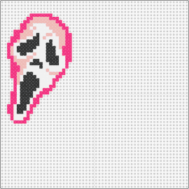 Black and Pink Ghostface - ghostface,scream,mask,horror,character,spooky,slasher,movie,pink,white,black
