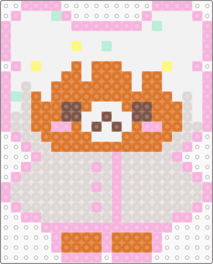 Rilakkuma raincoat - pink,orange,beige