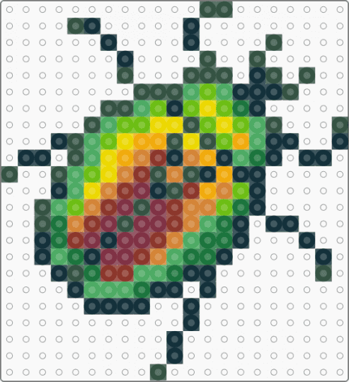 Beetle - gray, green