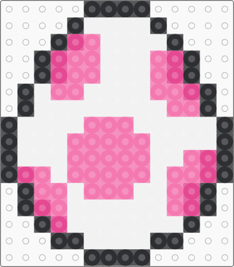 pink yoshi egg - pink, white