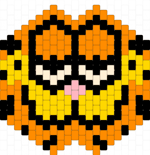 garf - garfield,mask,orange,yellow
