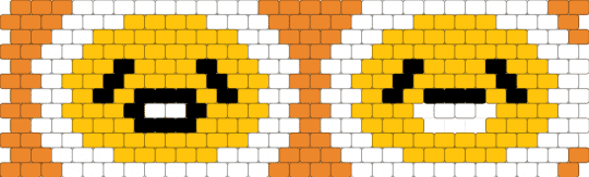 Gudetama Cuff Remixed - orange, yellow