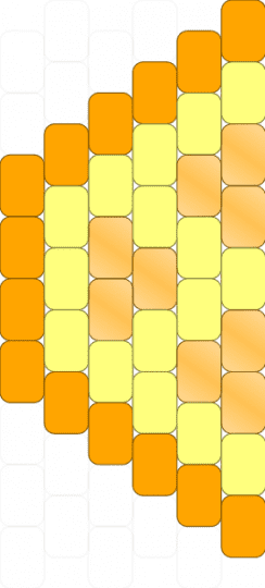 Little Orange Slice - orange, yellow