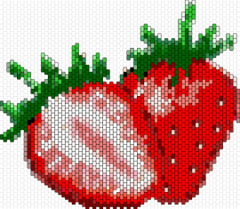 Strawberry bag - strawberries,fruit,food,sweet,summer,bag,red,green