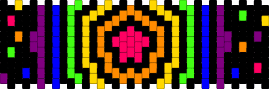 Rainbow starburst - black, colorful, party, pink, rainbow, scene, star, yellow