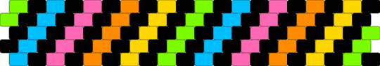 black - black,orange,green,colorful