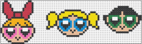 Power Puff Girls - beige, black, red, yellow