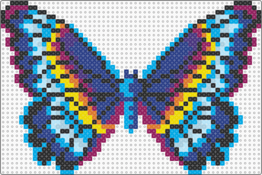 Rainbow Butterfly - blue,light blue