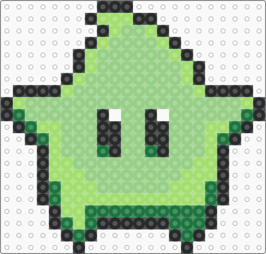 Mario Star - green,teal