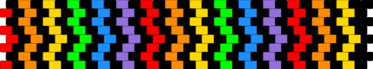 Random - black, orange, red, yellow