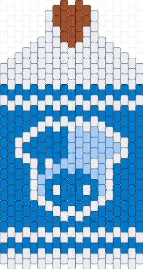 bottle of lon lon ranch milk! - blue, legend of zelda, milk, video game