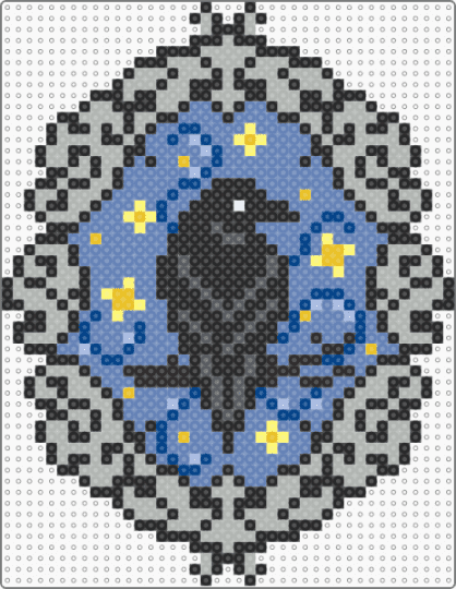 raven - beige, blue