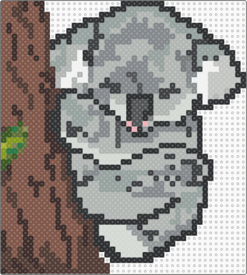 sleeping koala - gray,beige,brown,tan,koala,nature,animals,marsupials,mammals,herbivore,eucalyptus,sleeping animals