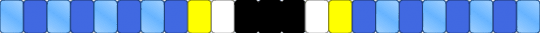 One - blue, light blue