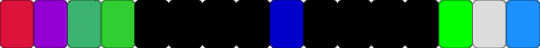 Have Cots - black, green, purple