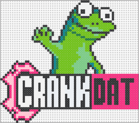 Lizard crankdat - green, pink
