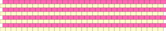 simple cutecore kandi - pink, yellow