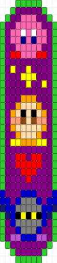 Kirby Banner - green,pink