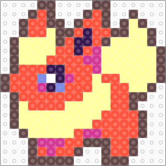 flareon - brown, red, yellow