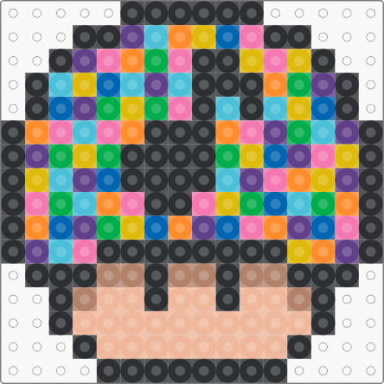 Music Mushroom - beige, colorful, cotdstreamingmusic, pink, yellow