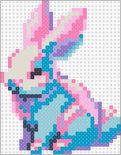 Cotton Candy Bunneh - pink,light blue