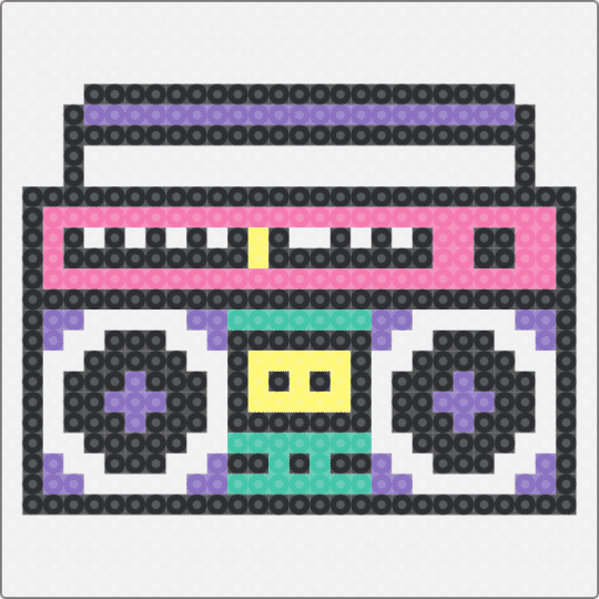 Party Boom Box - Challenge of the Day - white,blue,pink,cotdparty