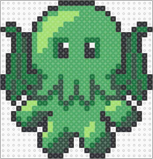 Cute Cthulhu - green