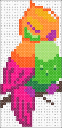 Dreaming in Technicolor 💤🦜 - cotdsaturation, green, orange, pink