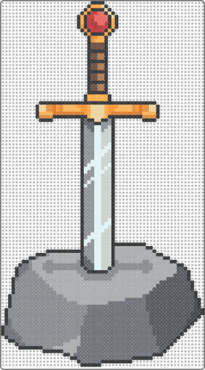 Excalibur - cotdlegends, gray