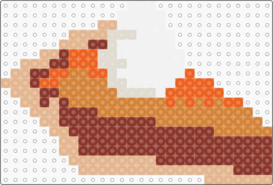 Pie slice with whipped cream (Pie Contest - CotD) - cotdpiecontest, orange, pie, red