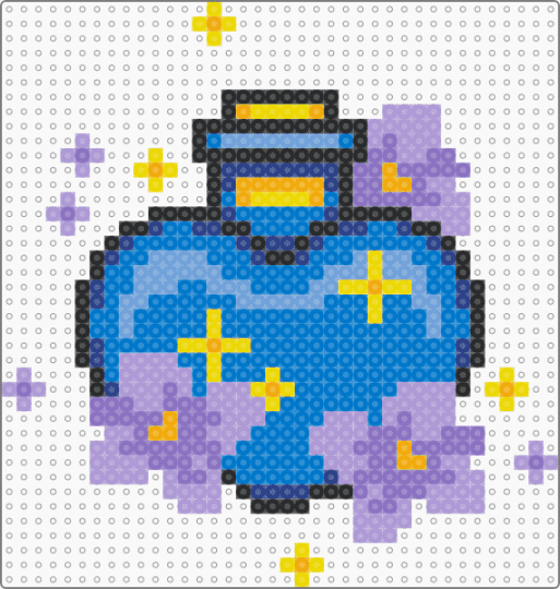 Pansy Potion - blue, cotdpotions, pink