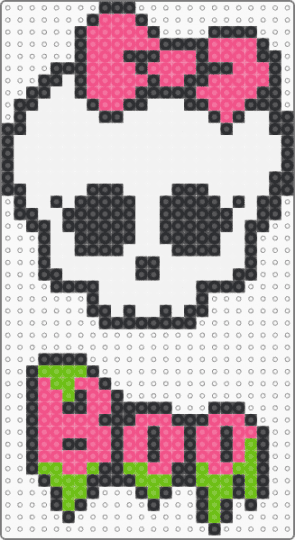 Scene skull - cotdscenekidfashion, pink