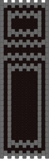 Coffin bag side - black, gray