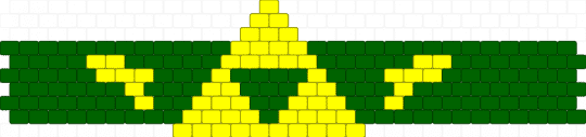 Triforce Cuff - green, yellow