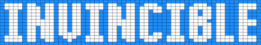 Invincible - light blue, white