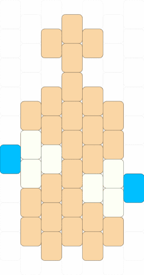kinger charm - beige, charm, chess, kinger, tadc, the amazing digital circus