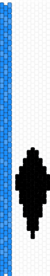 Navi tail (patterned) - light blue,black